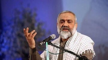 واکنش تند سردار نقدی به ترامپ/ سر جایت بنشین بی‌ادب/ اگر تعرضی به هر یک از مراجع تشیع شود، یک کارگزار آمریکایی از این منطقه زنده بیرون نخواهد رفت